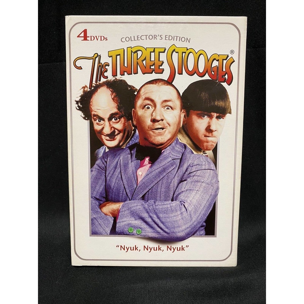 THE THREE‎ STOOGES Collectors Edition DVD Set - 4 DVD Discs